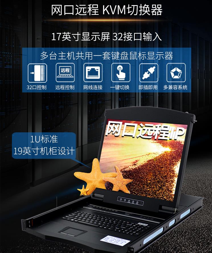 AECI1732麥森特32口cat5網口遠程IP數字AECI-1732